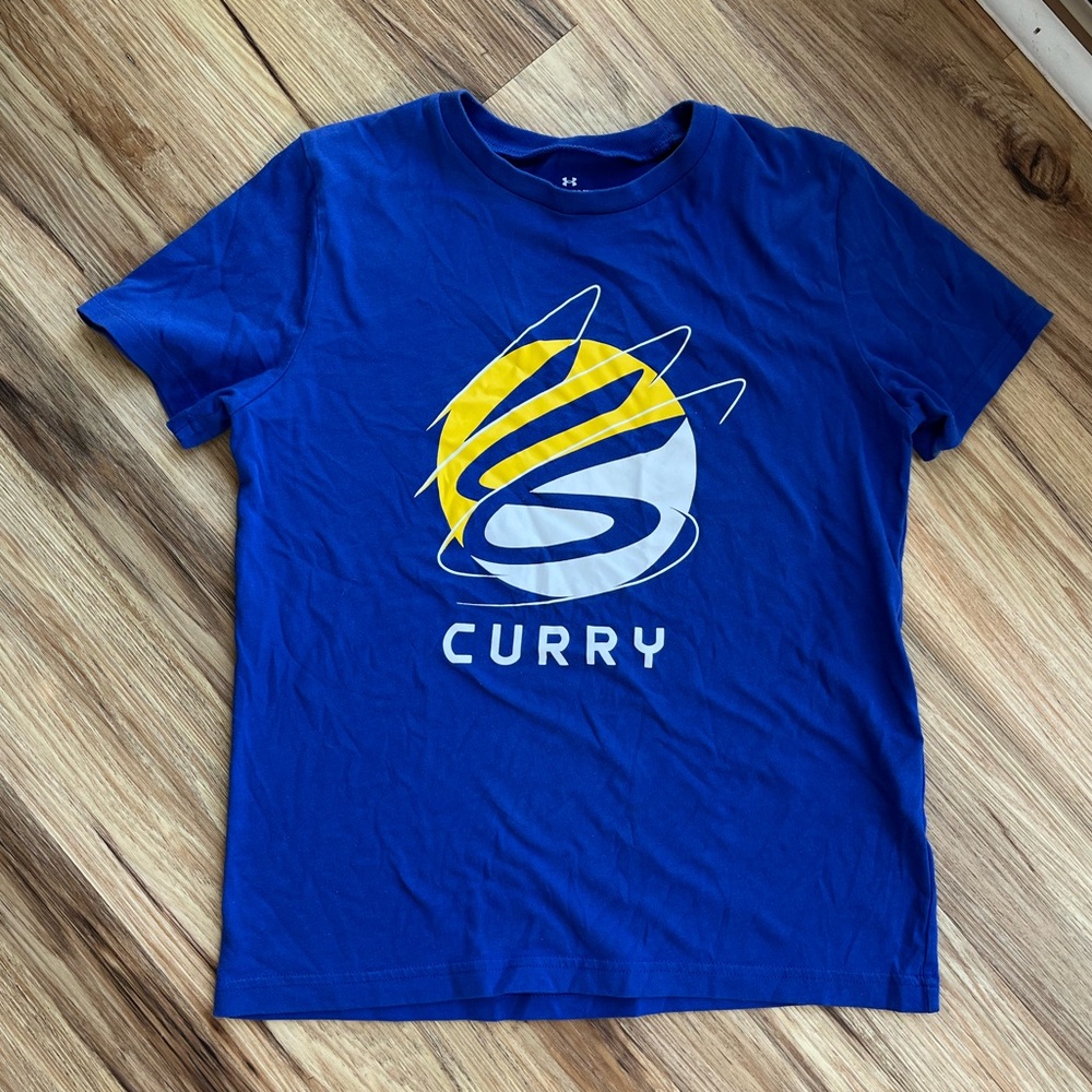 Under Armour Blue Curry Graphic Tee